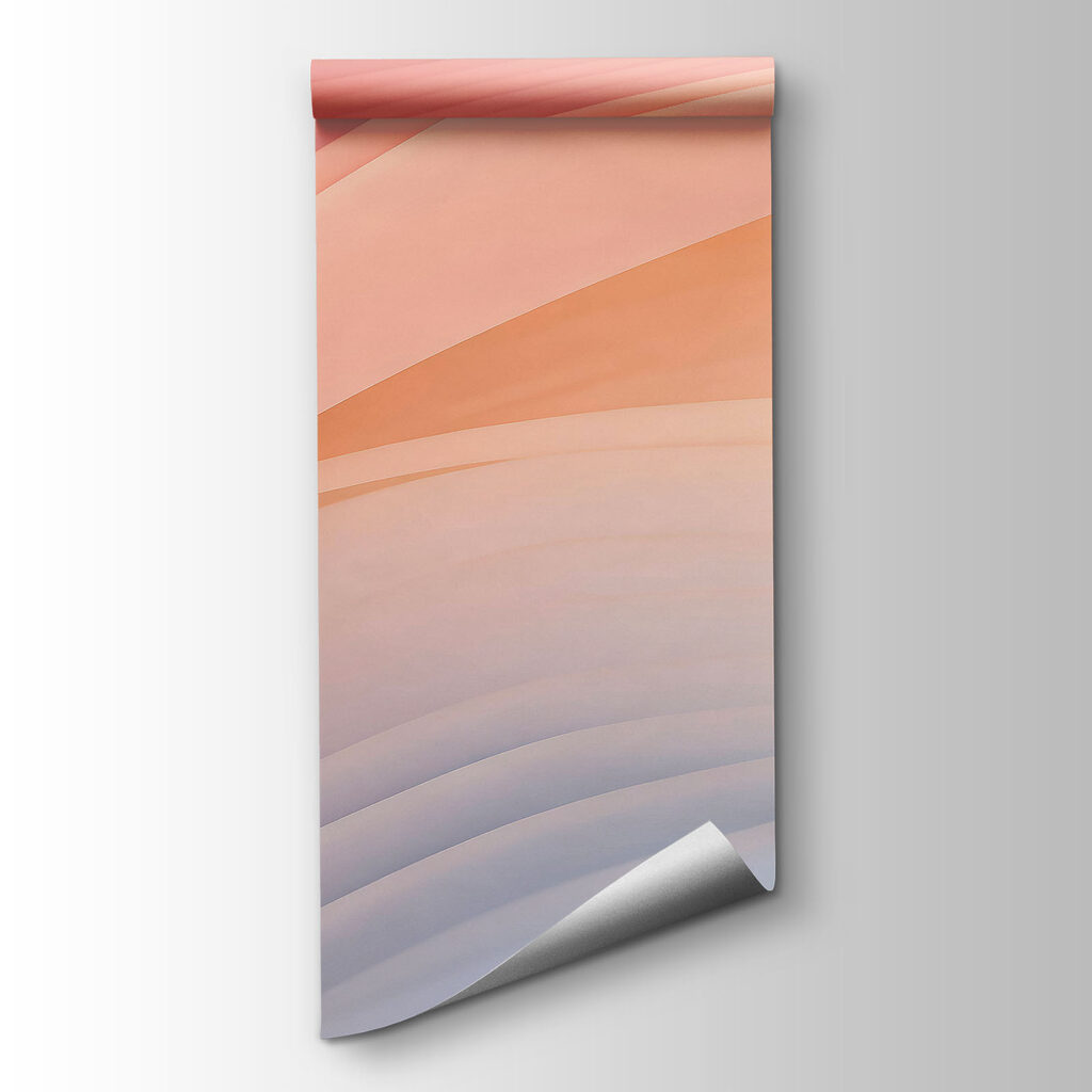 Brzoskwiniowe fale obok błękitu — widok produktu