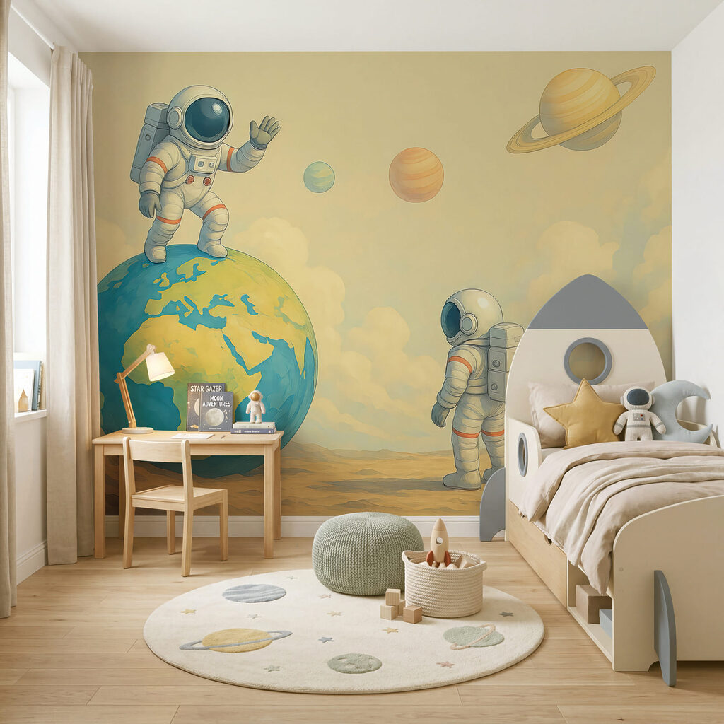Astronauci przy Ziemi — wnętrze 2