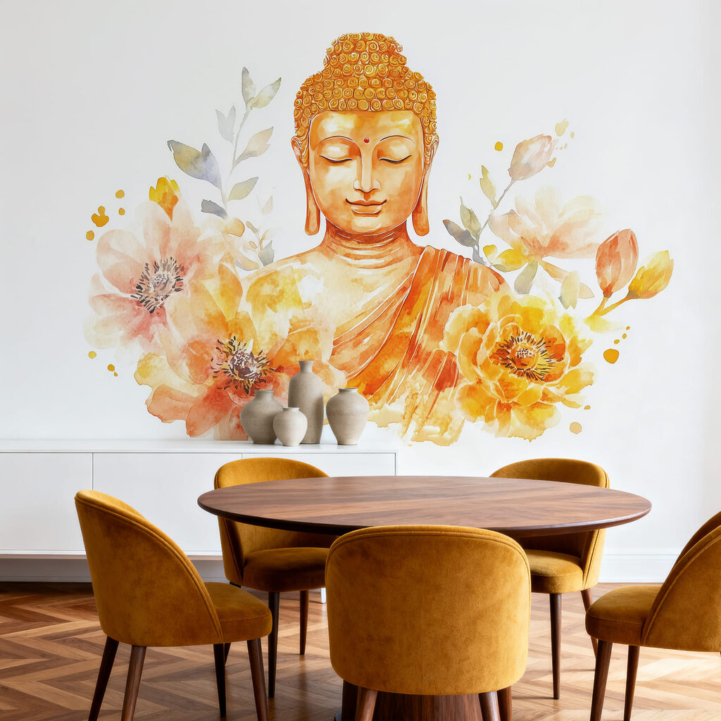 Budda wśród kwiatów — wnętrze 3