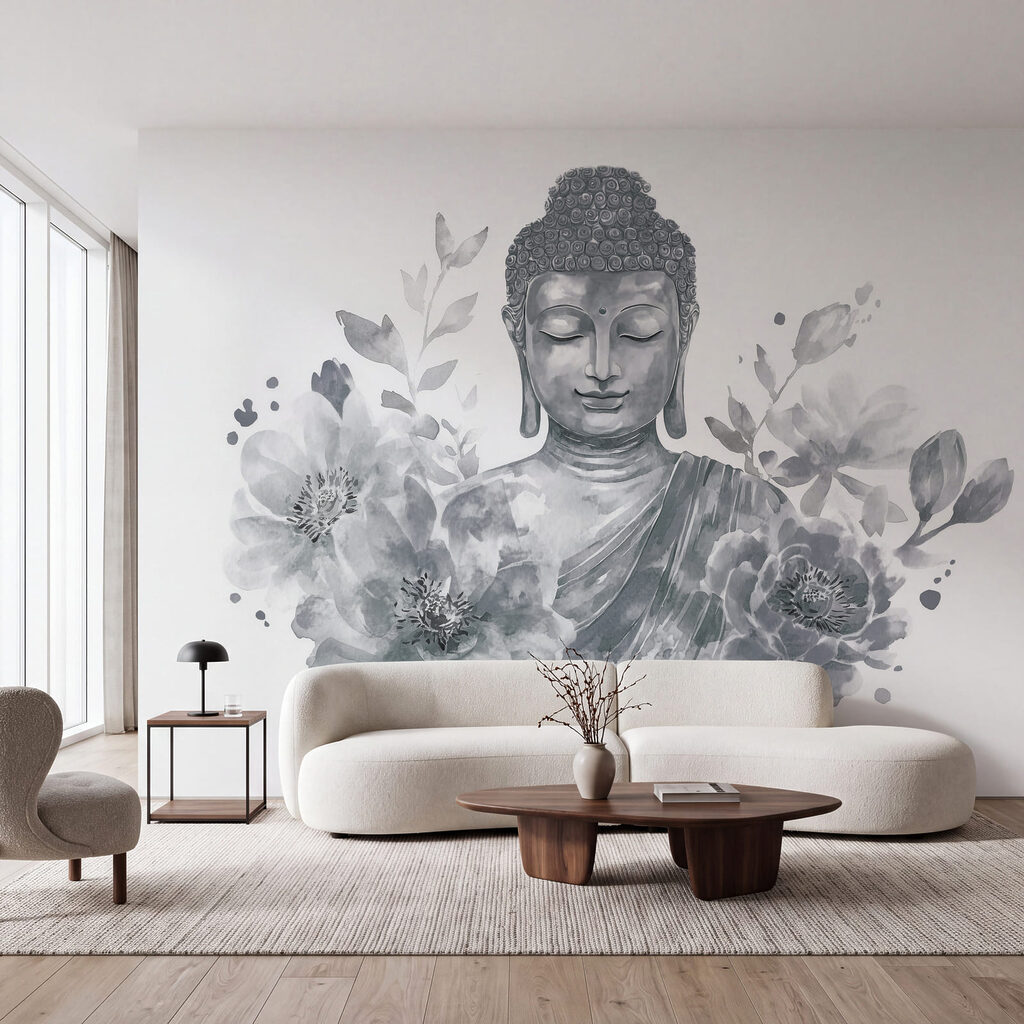 Budda wśród kwiatów — wnętrze 1