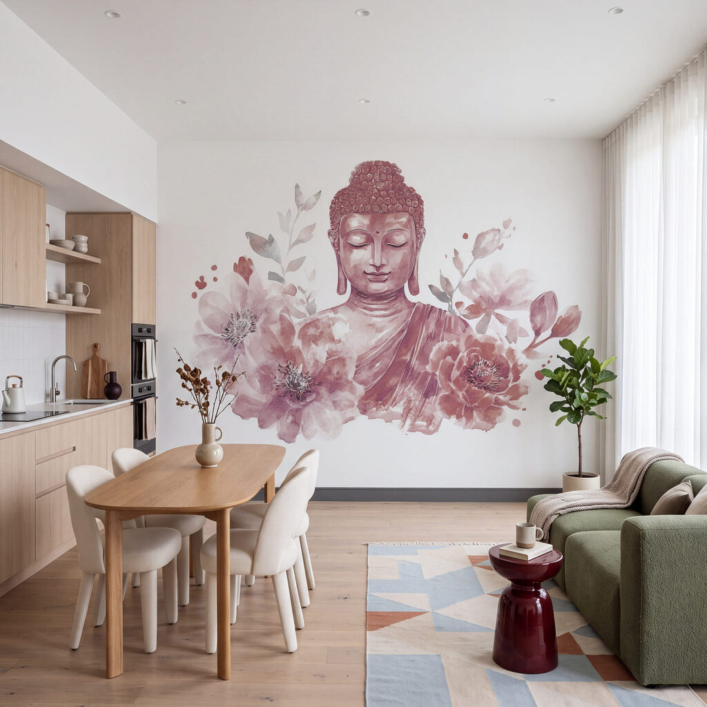 Budda wśród kwiatów — wnętrze 1