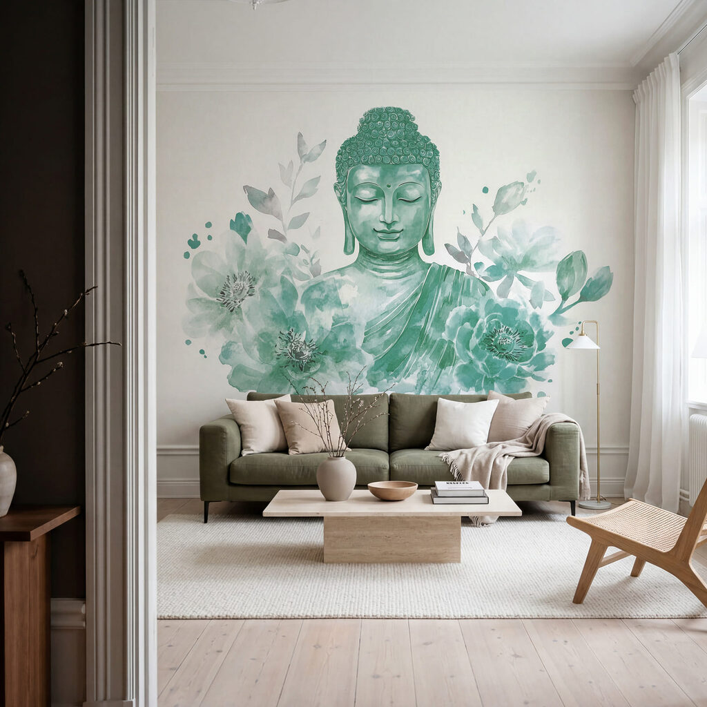 Budda wśród kwiatów — wnętrze 1