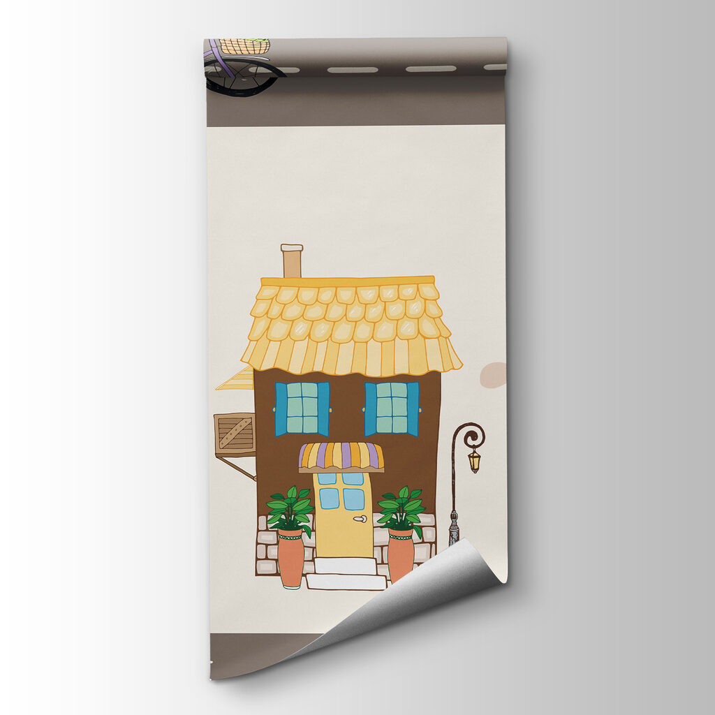 Samochody we wsi — widok produktu