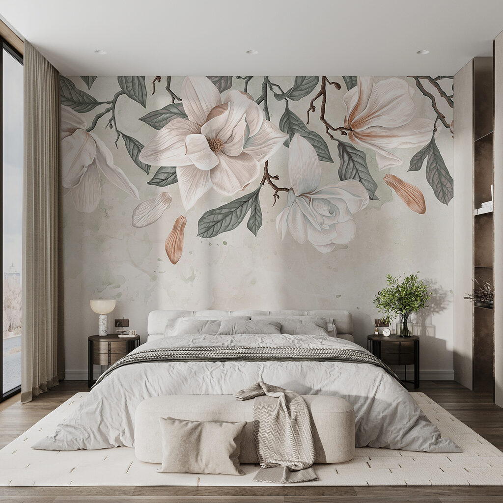Magnolia przy górnej krawędzi — wnętrze 1