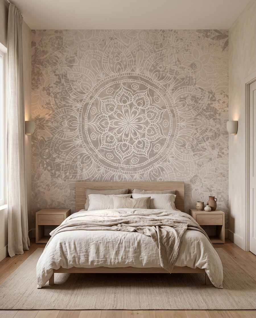 Mandala z kwiatowym środkiem — wnętrze 2