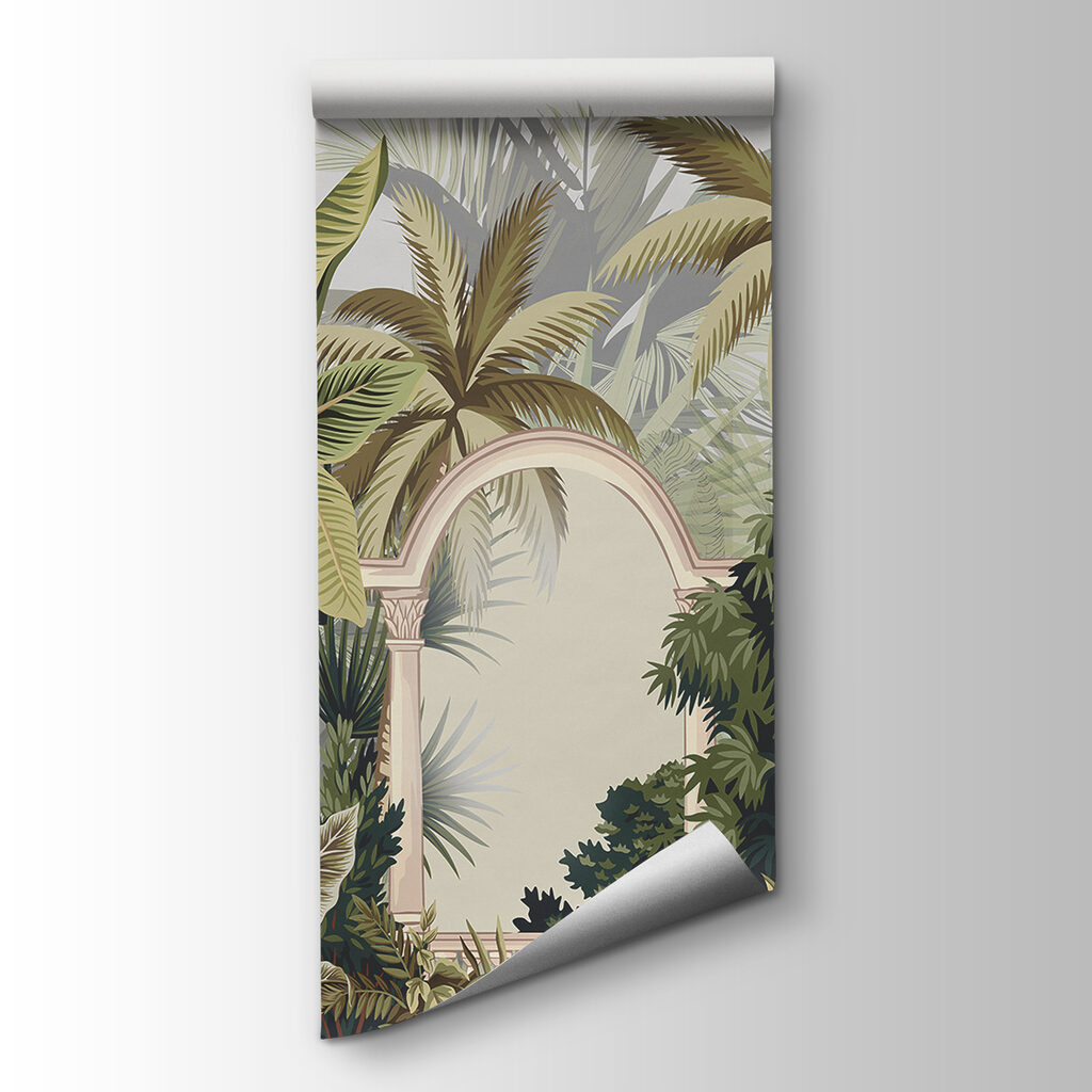 Palmy między ogrodowymi łukami — widok produktu