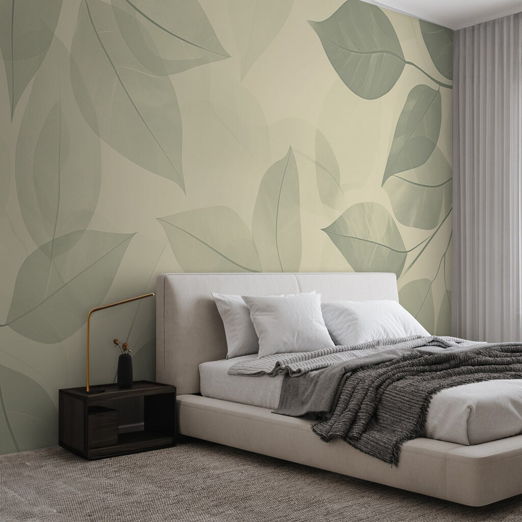 Liście nachodzące na siebie — wnętrze 1