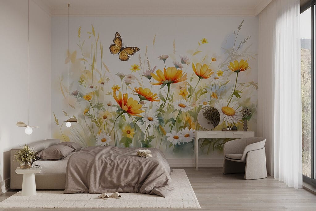 Motyl nad polnymi kwiatami — wnętrze 4