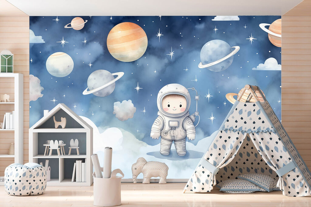 Astronauta nad chmurami — wnętrze 3