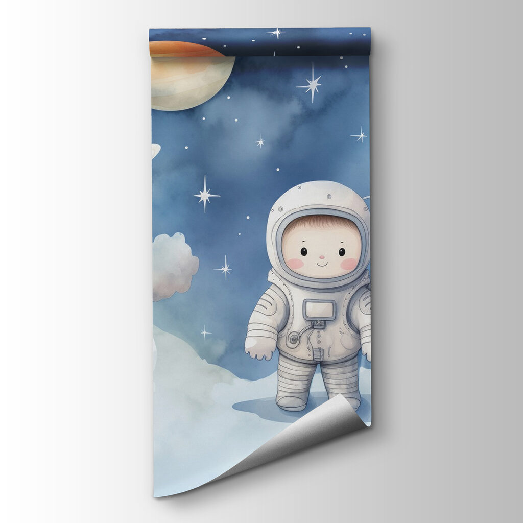 Astronauta nad chmurami — widok produktu