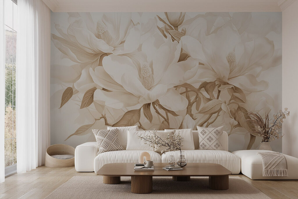 Magnolia w ciepłej sepii — wnętrze 2