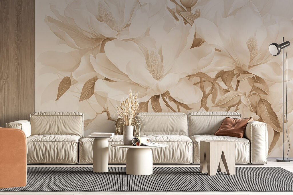 Magnolia w ciepłej sepii — wnętrze 3